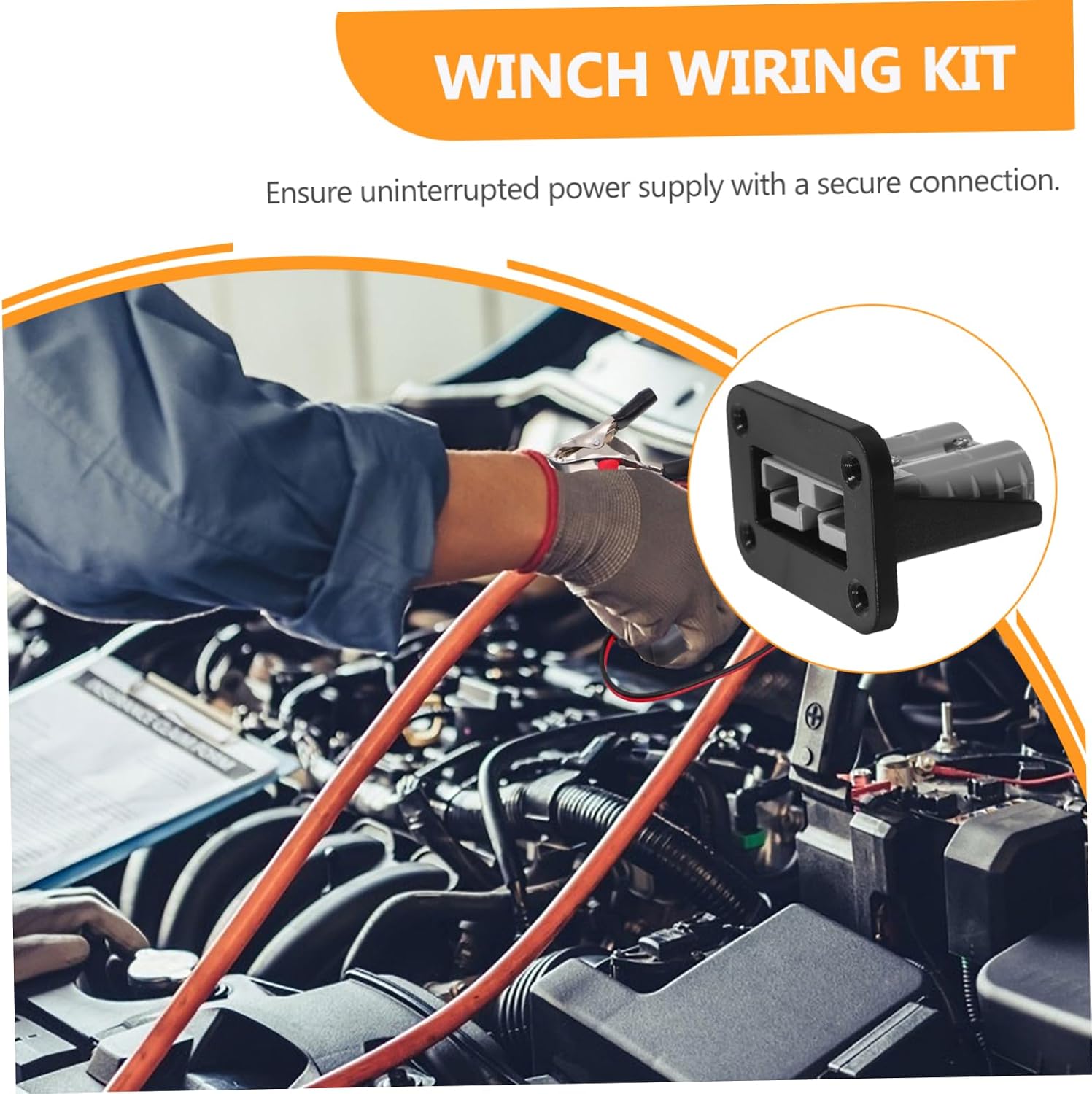 8pcs Efficient Quick Connect Wire Connectors Battery Quick Connector for Winch Trailer