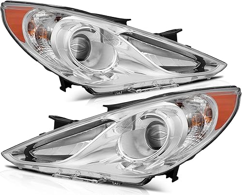 Miniatura 8 de ECCPP Conjunto de faros para Hyundai Sonata 2011-2014 Faros delanteros del lado del conductor y del pasajero