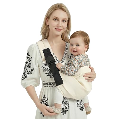 Miniatura 9 de Portabebés para niños pequeños, ligero para recién nacido, ajustable para niños pequeños, con capacidad para transportar de 7 a 40 libras, color