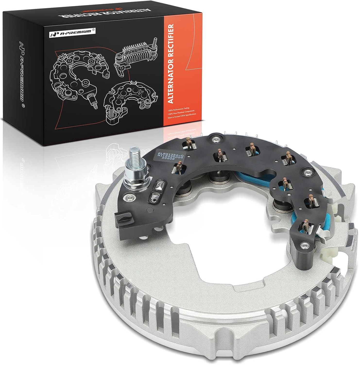 A-Premium Alternator Rectifier Compatible with Ford F-150 1994-2003, Explorer, Taurus, Expedition, E-350 Econoline Club Wagon, E-350 E-450 Super Duty, E-450 Econoline Super Duty