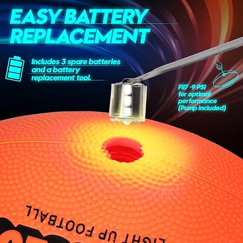 Miniatura 9 de Fútbol iluminado para niños brilla en la oscuridad, juguetes para niños, adolescentes, niños de 8 a 15 años, ideas de regalo de cumpleaños, Navidad,
