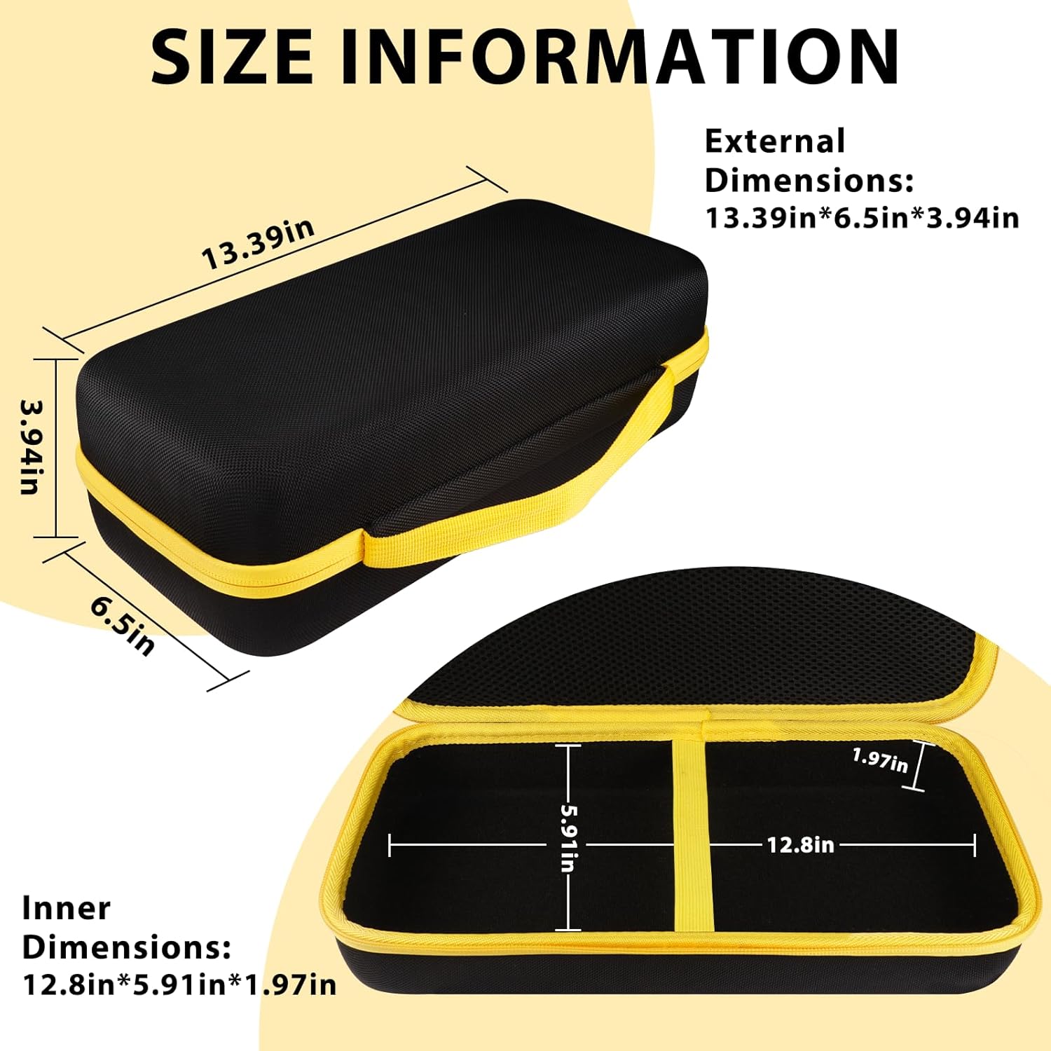Case for Fanttik Slim V8 Apex/Slim V8 Mate/V10 Apex/Slim V10 Mate Portable Cordless Car Vacuum and Accessories Hard Storage Bag (Case Only)
