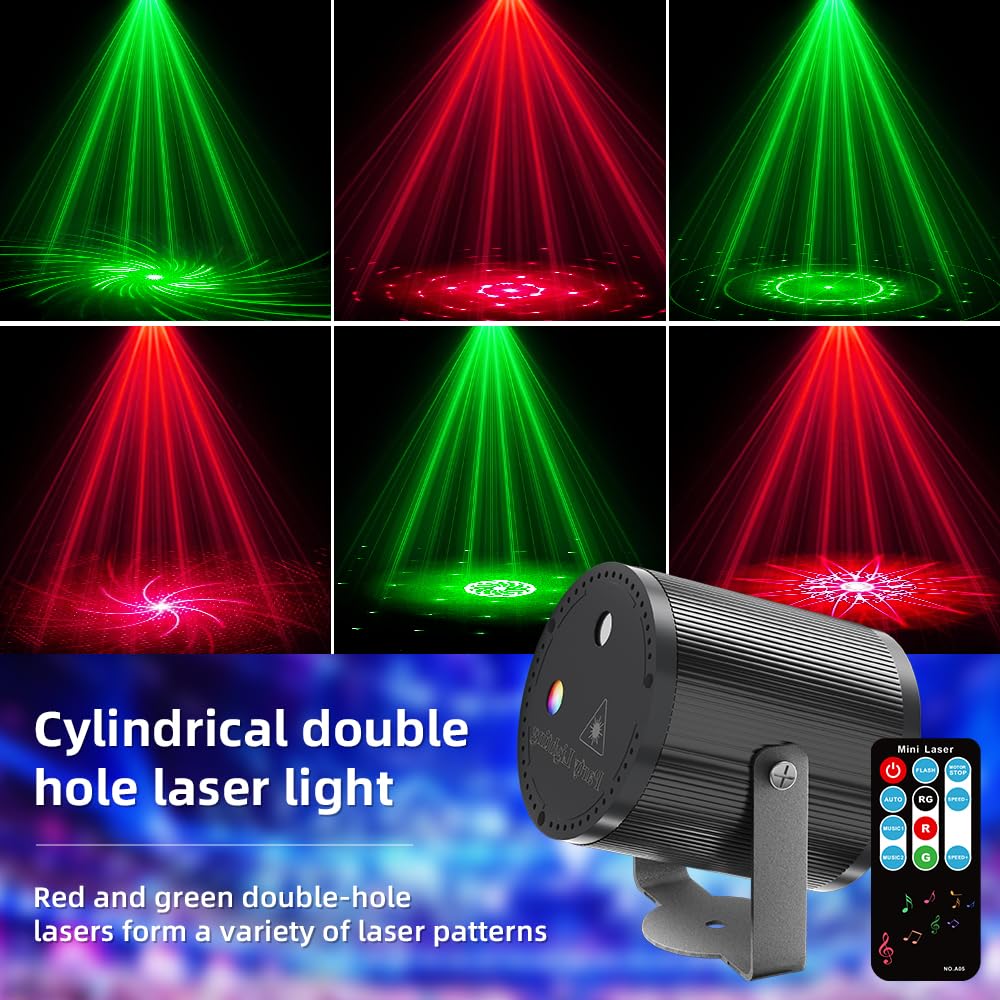 LED Party Effect, Laser Disco, LED RGB Disco, Pilot, Boże Narodzenie/Urodziny/Ślub/Dekor domu