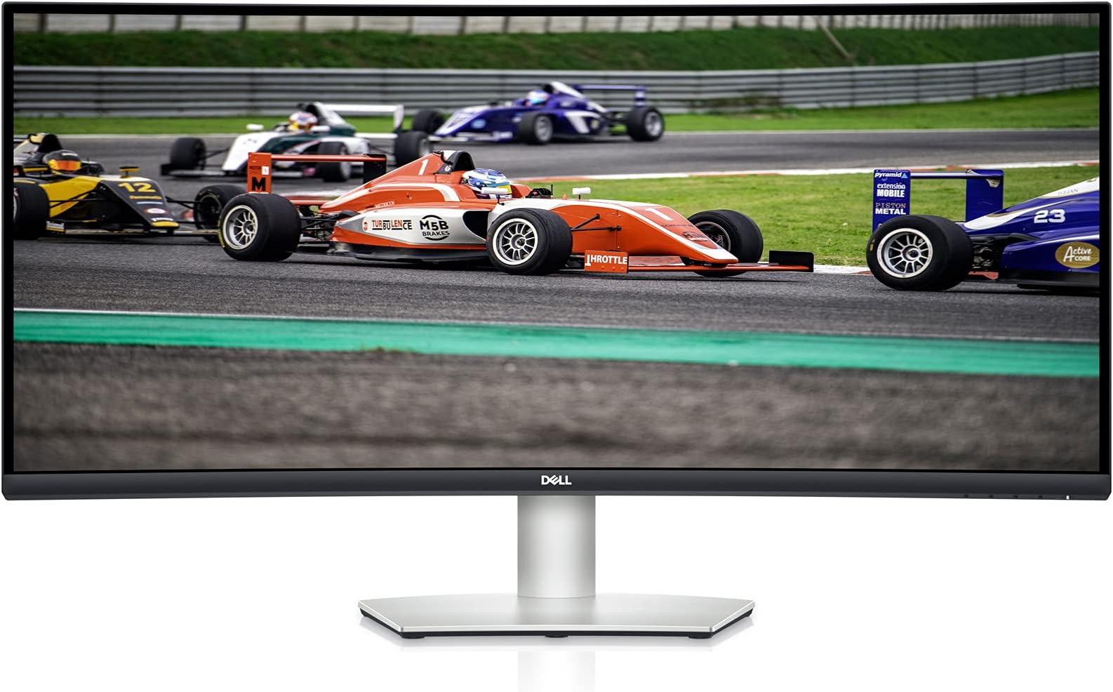 Dell 2021 Newest 27-inch QHD 1440p (2560 x 1440) IPS Ultra-Thin Bezel Monitor, 75Hz Refresh Rate, ADM FreeSync, HDMI, DisplayPorts, Built in Speakers, VESA Certified, Sliver