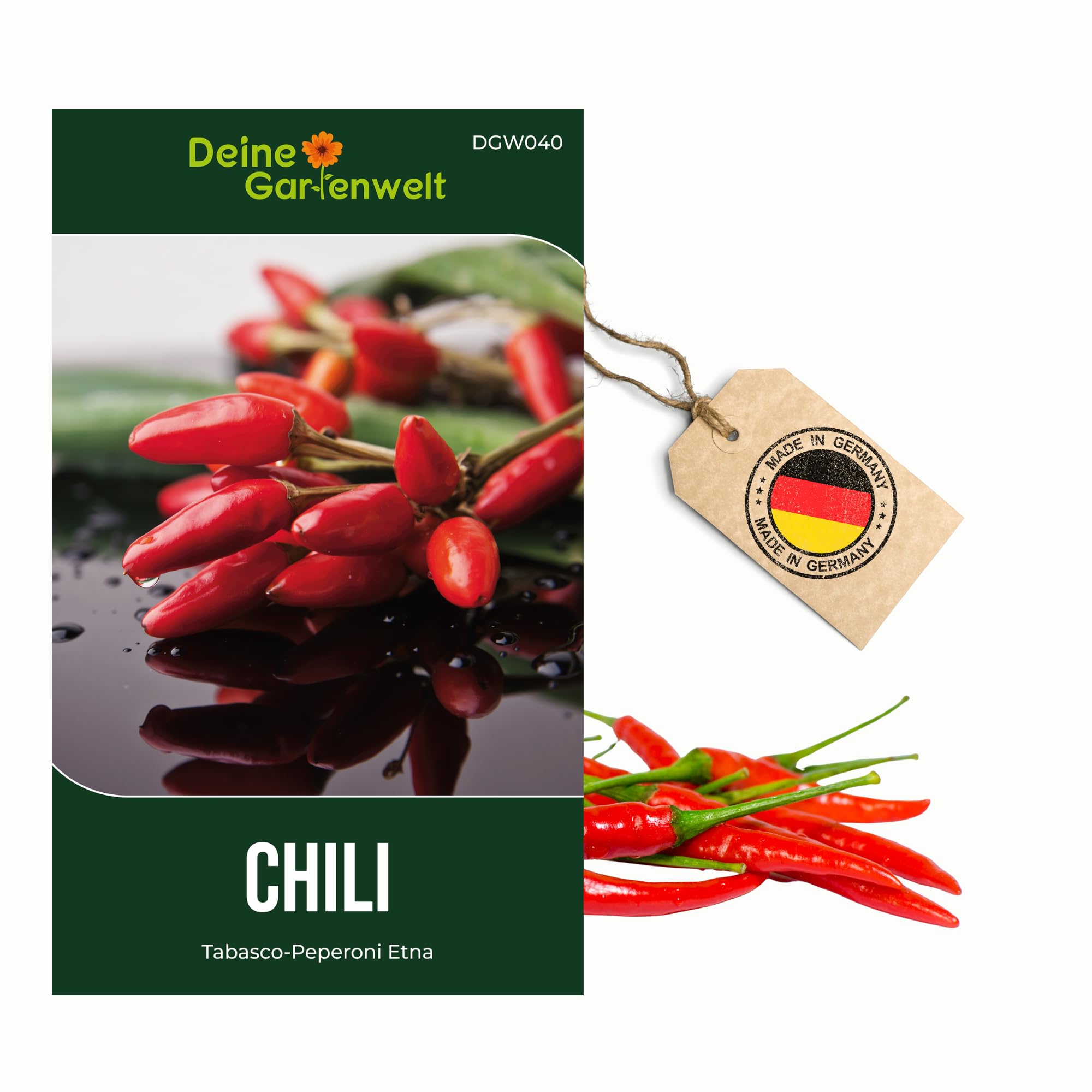 Tabasco Peperoni Etna Samen - Capsicum frutescens - Chilisamen
