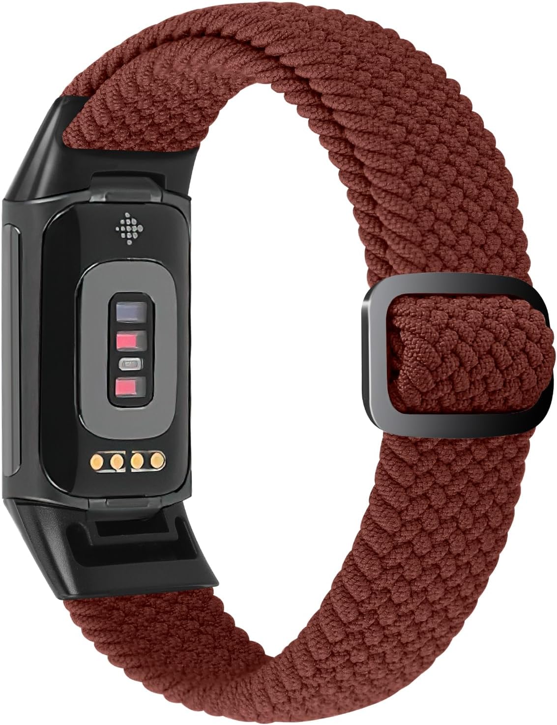 Braided Band Compatible with Fitbit Charge 6/Fitbit Charge 5, Soft Nylon Solo Loop Adjustable Replacement Wristband for Women Men