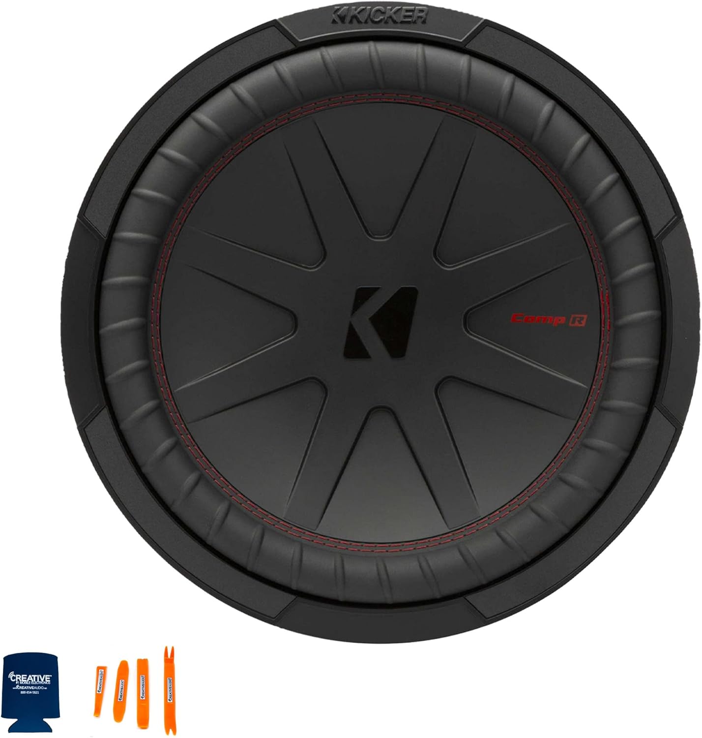 KICKER 12 Inch Comp R Woofer Includes Two 48CWR122 Virtual 2 ohm Package