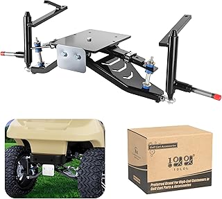 10L0L Golf Cart Lift Kit Compatible with Club Car DS (2003.5-up), Heavy Duty Double A-Arm Lifts 6in, Aluminum Alloy Material Strong & Wear-Resistant