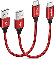Vista 30 de etguuds Cable USB a USB C de 2 pies, paquete de 2 cables de carga USB A a tipo C de carga rápida para Samsung Galaxy A17 A16 A15 A26 A36 A56, S25