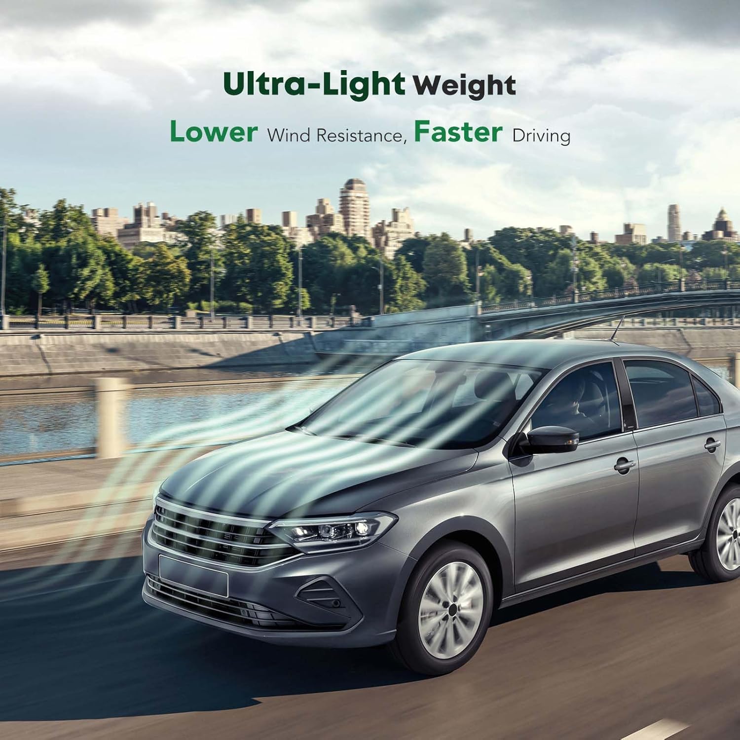 YHTAUTO Fog Light Cover Fits Nissan Altima 2023-2025 Front Bumper Fog Light Bezel Trim Left Driver Side - Image 6