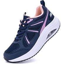 Womens Walking Shoes Arch Support Plantar Fasciitis Shoes Orthotic Tennis Sneakers for Foot Pain Relief