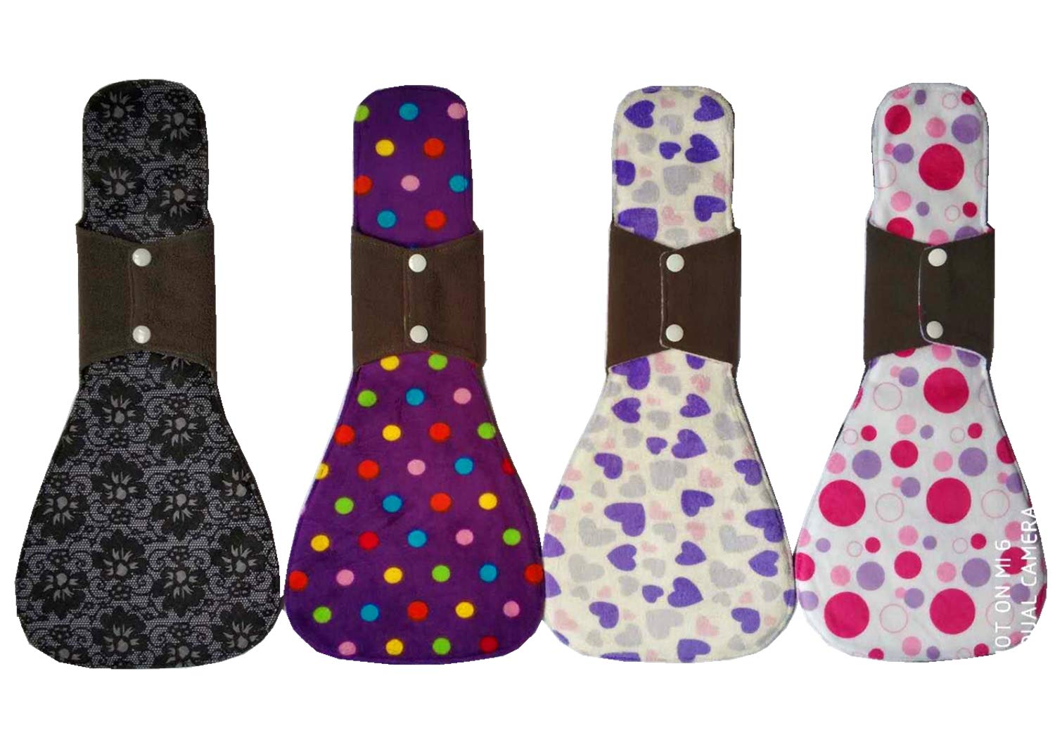 MUMBABY Zestaw 19 sztuk 1 szt. mini mokra torba + 10@25 cm + 15 cm + 10 cm + 10 cm węgiel bambusowy tkanina mama/podkładki menstruacyjne wielokrotnego użytku podkładki sanitarne