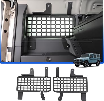 Rear Window Molle Panel for INEOS Grenadier 2020-2026 Accessories Modular Storage Panel System, Trunk Side Window Cargo Shelf Debris Rack Organizer Bracket Interior Luggage Storage Carrier Type_B
