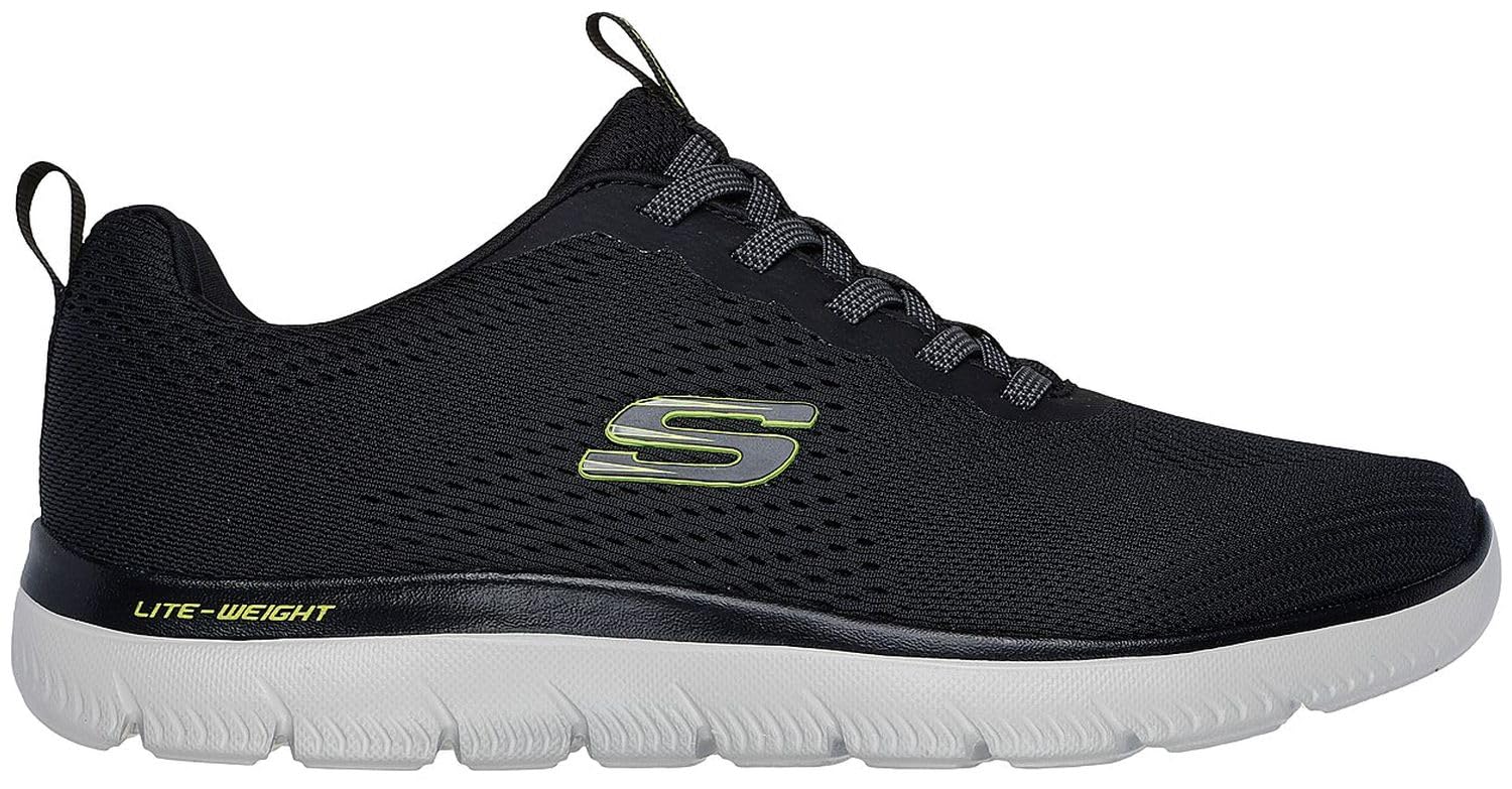 Skechers SUMMITS mens Shoes 42 EU BLACK LIME