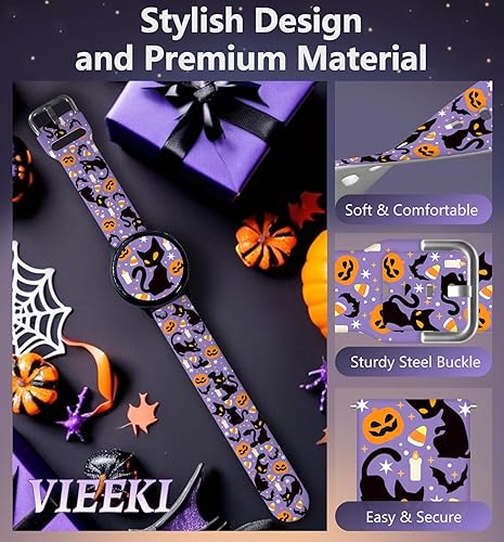 Vista 30 de Correas de reloj navideñas compatibles con Samsung Galaxy Watch de 1.575 pulgadas, 1.732 pulgadas, 0.787 pulgadas, correa de silicona de repuesto