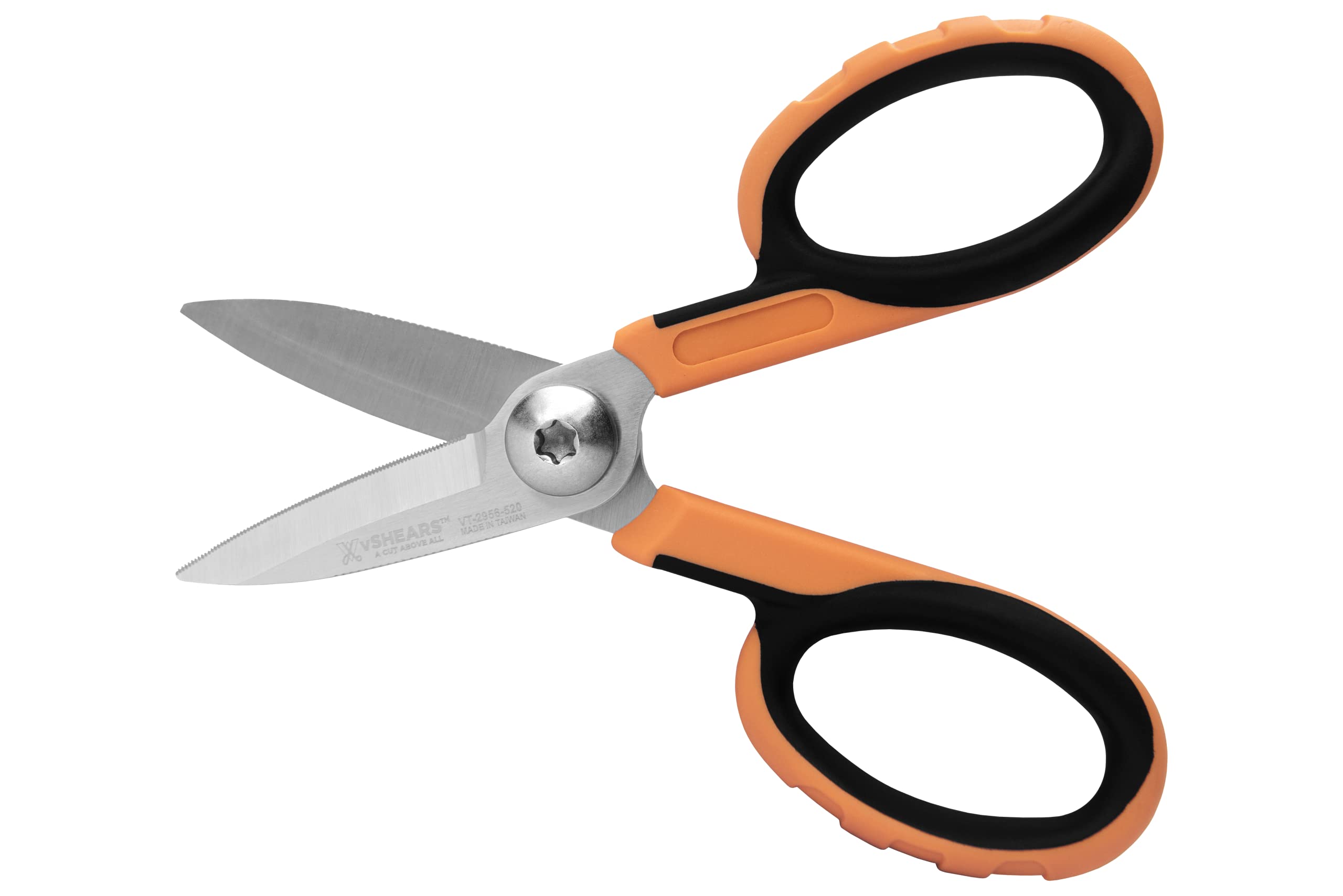 VAMPLIERS 5.5" Fiber Optic Kevlar Scissors Carbon Steel Shears - For cutting Kevlar, Dyneema, Vectran, Spectra, Technora, Carbon Fiber, Fiberglass, Aramid Composite, Various Materials