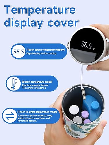 Miniatura 2 de Leng Ke - Maletín de viaje con enfriador de insulina 48H con pantalla de temperatura, bolsa de viaje para medicina refrigerada con pantalla digital