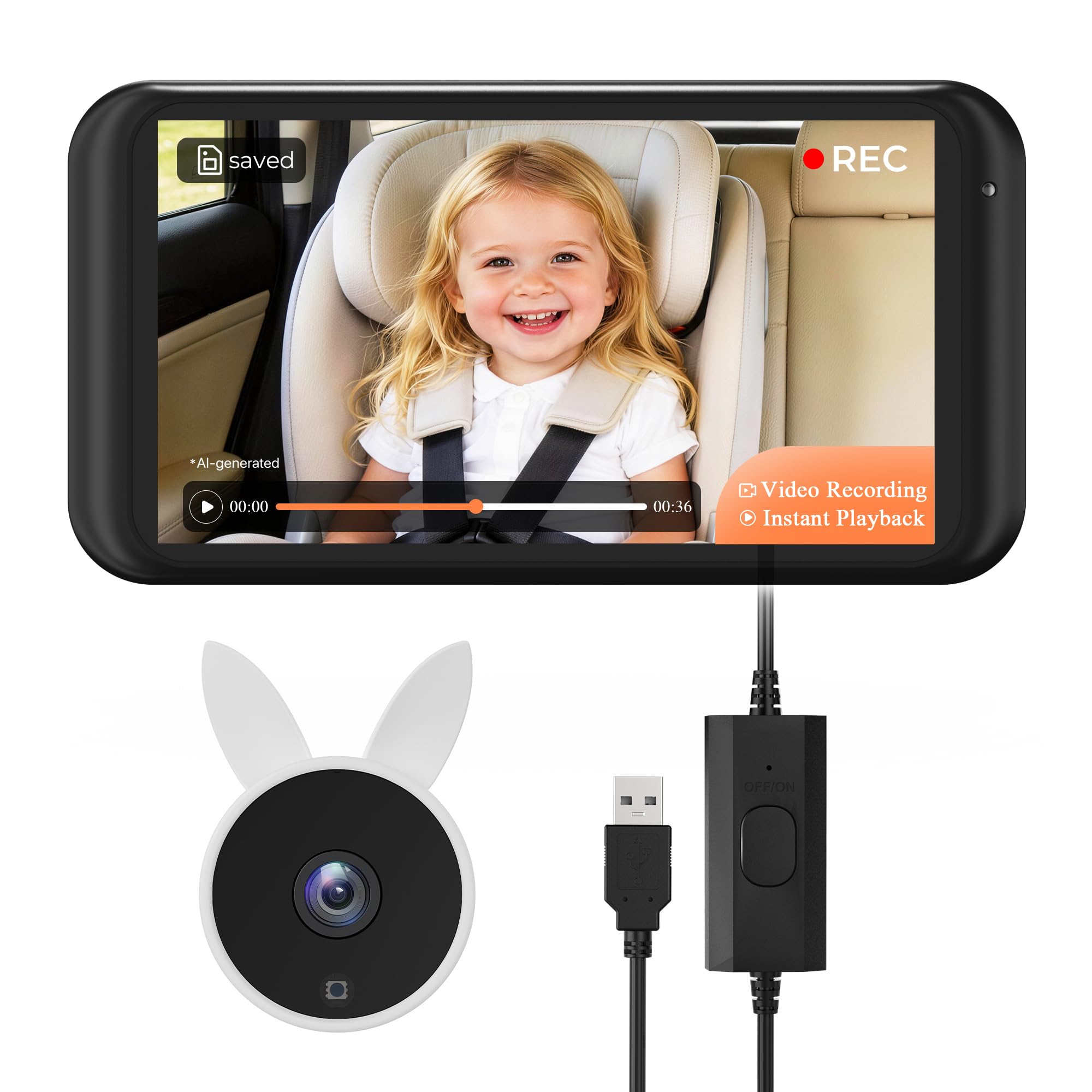 Babyvue BV2MAX Baby Car Camera