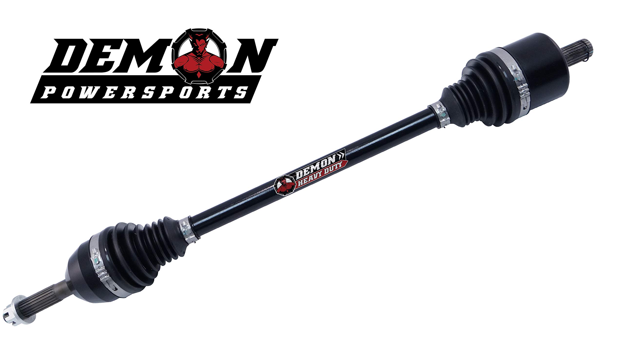 Demon PowersportsFront Left/Right Heavy Duty Axle (2015-20) Kawasaki Mule PRO 820, Inner Cage Made of 4340 Chromoly Steel in Dual Heat Treated High Strength Chromoly Steel Shaft OEM: 59266-0710
