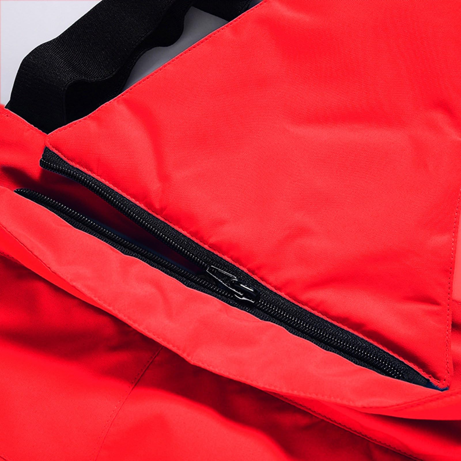 Pantalon de ski pour homme - Coupe-vent - Imperméable - Doublure chaude - Amovible - En softshell - Avec bretelles réglables - Pour l'extérieur