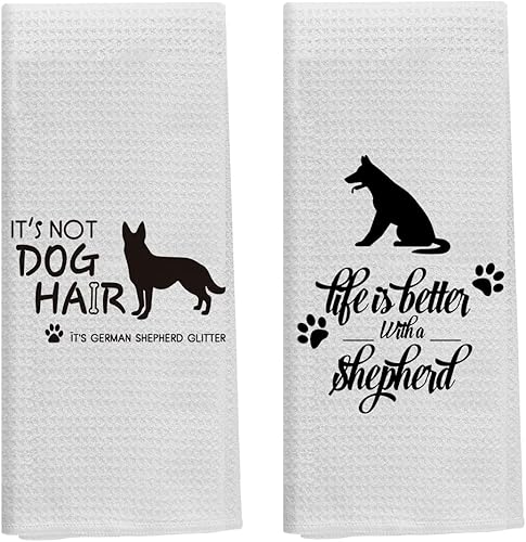 Miniatura 10 de Golden Retriever Owner Definition - Juego de 2 toallas de cocina divertidas para perros, 16 x 24 pulgadas, suaves y absorbentes, divertidas toallas