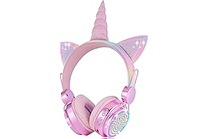 Light-Up Unicorn Headphones: Magical Music for Little Princesses