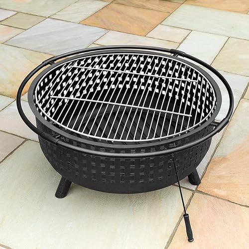 Miniatura 10 de Harrier ARVO - Parrillas para hogueras  5X tamañoscircular y cuadrada  Rejilla para hoguera  Parrilla de barbacoa  Compatible con todos los cuencos