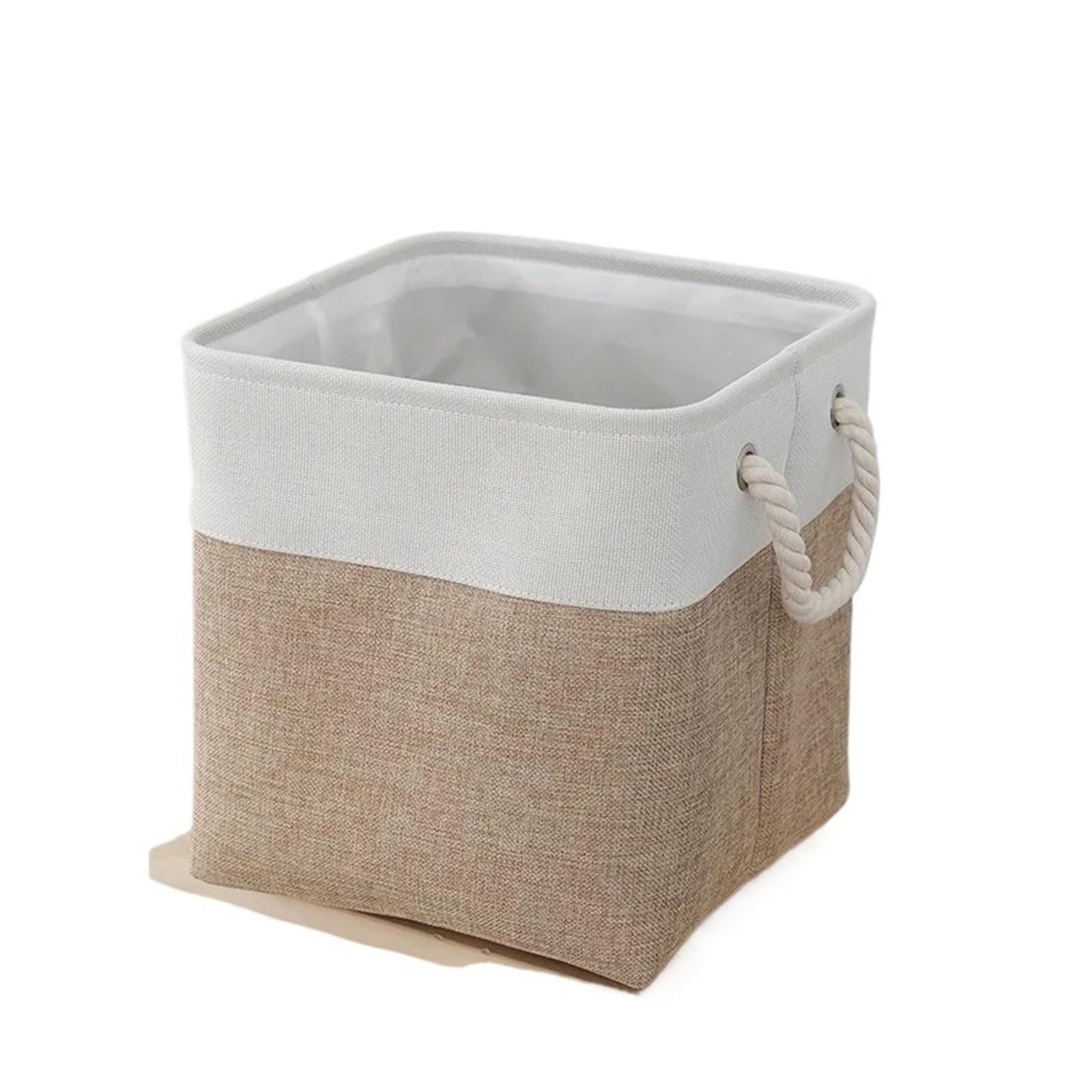 MRKU Boîte de Rangement pour sous-vêtements et Chaussettes, Organiseur de Soutiens-Gorge, paniers Flexibles, Articles ménagers, Panier de tri, Panier Pliable en Lin pour Jouets de bébé