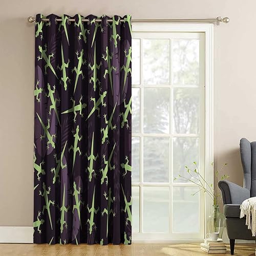 Miniatura 3 de Cortinas oscuras para patio con diseño geométrico de lunares, estilo nórdico, lindas cortinas bohemias opacas, 1 panel, 40 pulgadas de ancho x 47