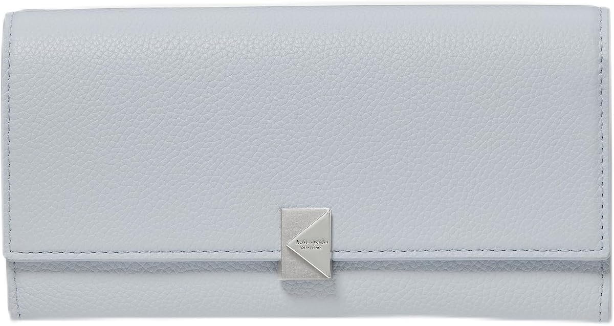 Deco Pebbled Leather Large Flap Wallet