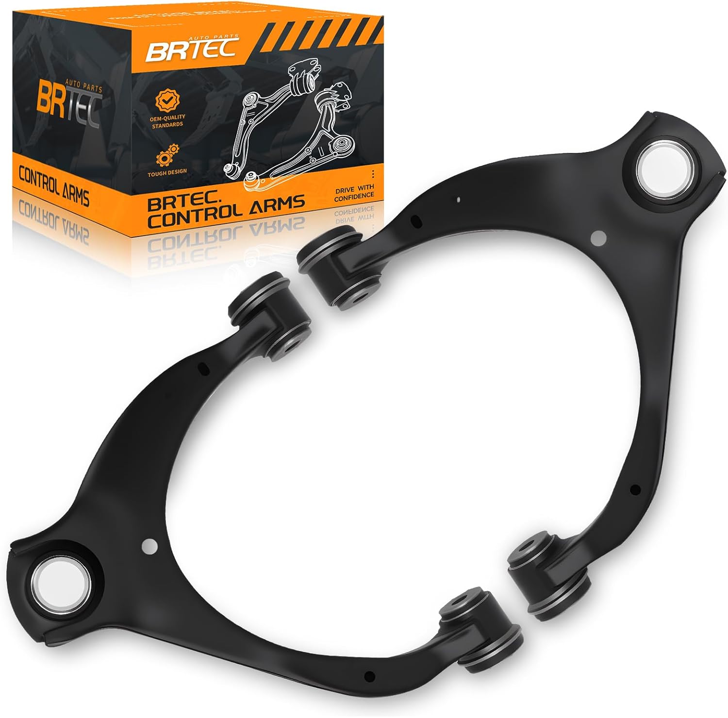 2x Front Upper Control Arm with Ball Joint & Bushing for Chevrolet Silverado 1500 2014-2018/1500 LD 2019, Chevy Tahoe 2015-2020, Suburban 2015-2020, GMC Sierra 1500 2014-2018/Sierra 1500 Limited 2019