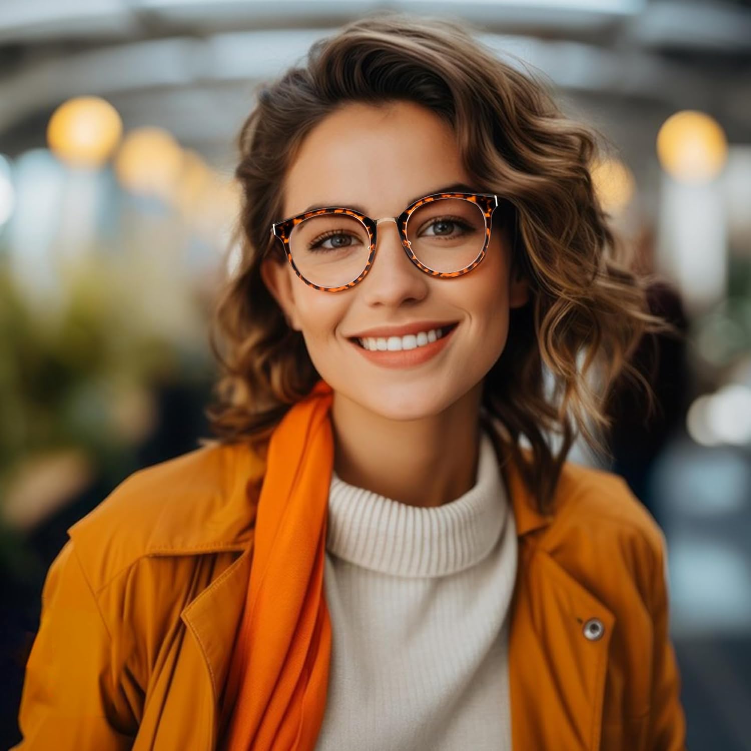 3 Pack Progressive Reading Glasses for Women Men Round Frame Multifocal Readers Fashion Metal Gasket Multi-Focus Glasses(Multicolor, +3.00) - Image 2