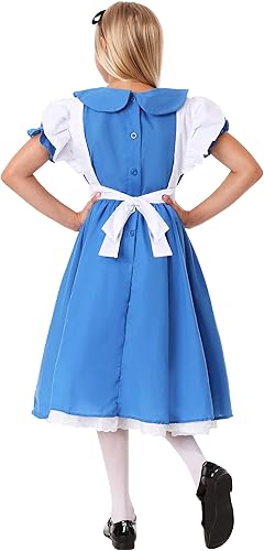 Miniatura 3 de Disfraz de lujo de Alicia en el país de las maravillas para niños, azul, blanco