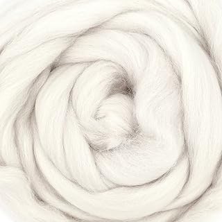 MillyRose Crafts 100g White Merino Wool Roving 20 Selections for Needle Felting Kit, Spinning or Wet Felting Needles, Felting Wool - Felting Kits for Beginners Adults, Needle Felting Starter Kit