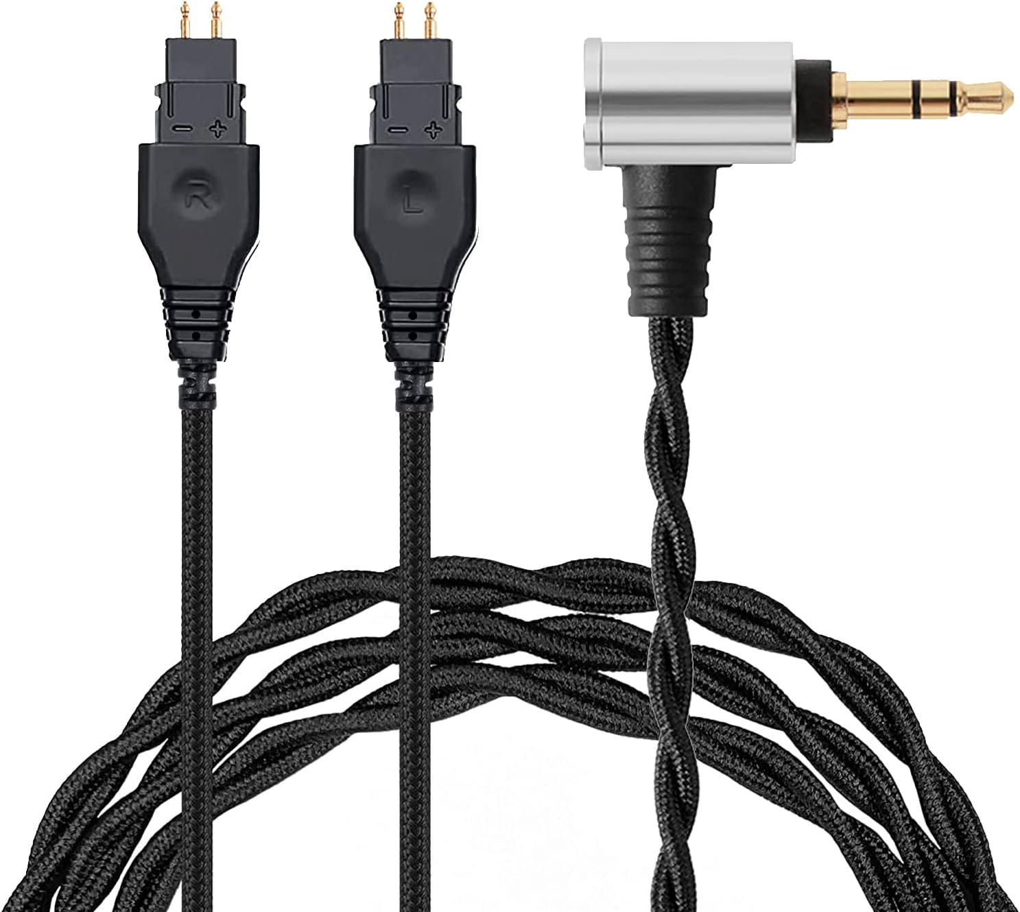 FAAEAL HD600 Cable Replacement for Sennheiser HD650 HD6XX HD660S HD580 HD58X HD545 HD535 Headphones 3.5mm Male Jack(1/8") Extension Aux Cord Works on iOS Android 4.9ft