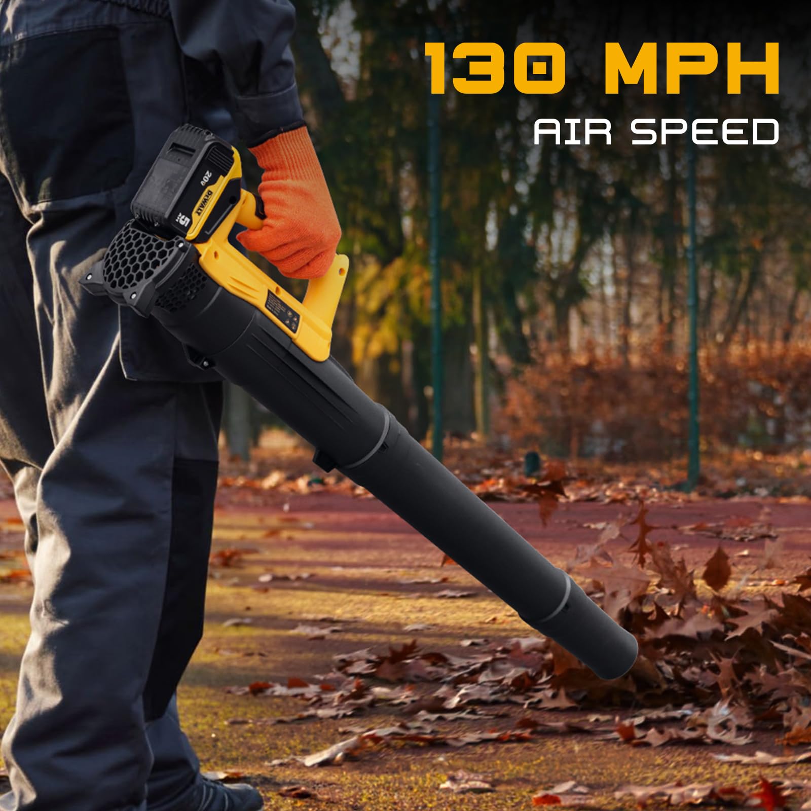 450 Cfm Dewalt Xr Brushless Leaf Blower DEWALT 125 MPH/450