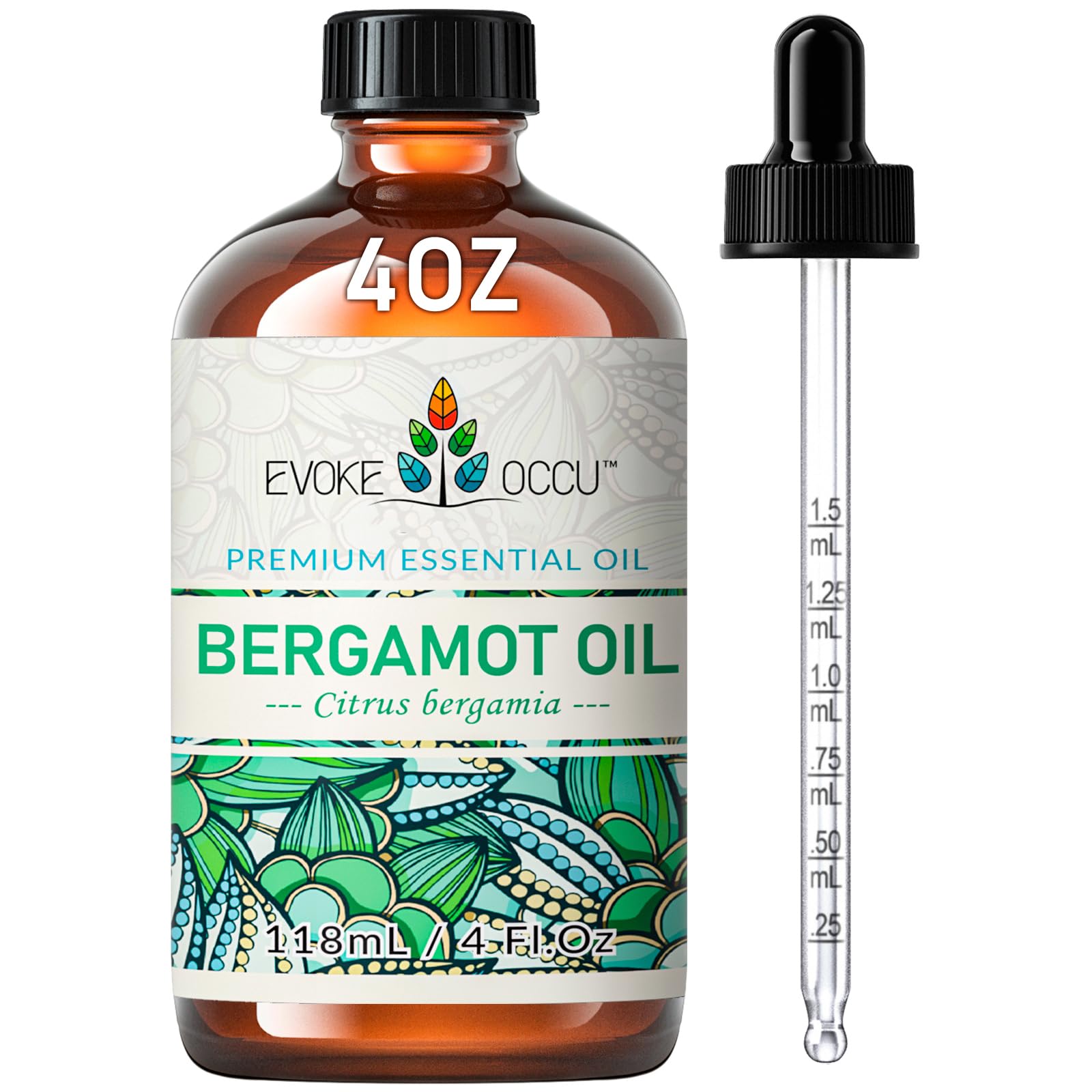EVOKE OCCU Bergamot Essential Oil for Diffuser Skin &amp; Relaxation