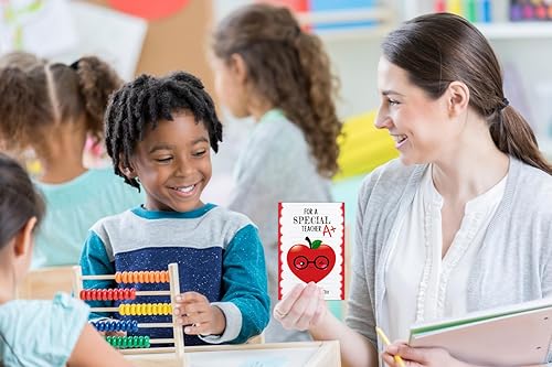 Vista 3 de FLYAB Tarjetas del día de San Valentín para profesores, agradecimientos, profesores, tarjeta de San Valentín con sobre, tarjetas de feliz día de San