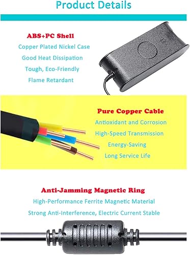 Miniatura 3 de Cargador adaptador de CA de 90 W para Dell Studio 1440 1555 1558 1569 1640 1645 1737 1747 1745 1749 Inspiron 14 15 17 14R 15R 17R 8500 1520 1525 15