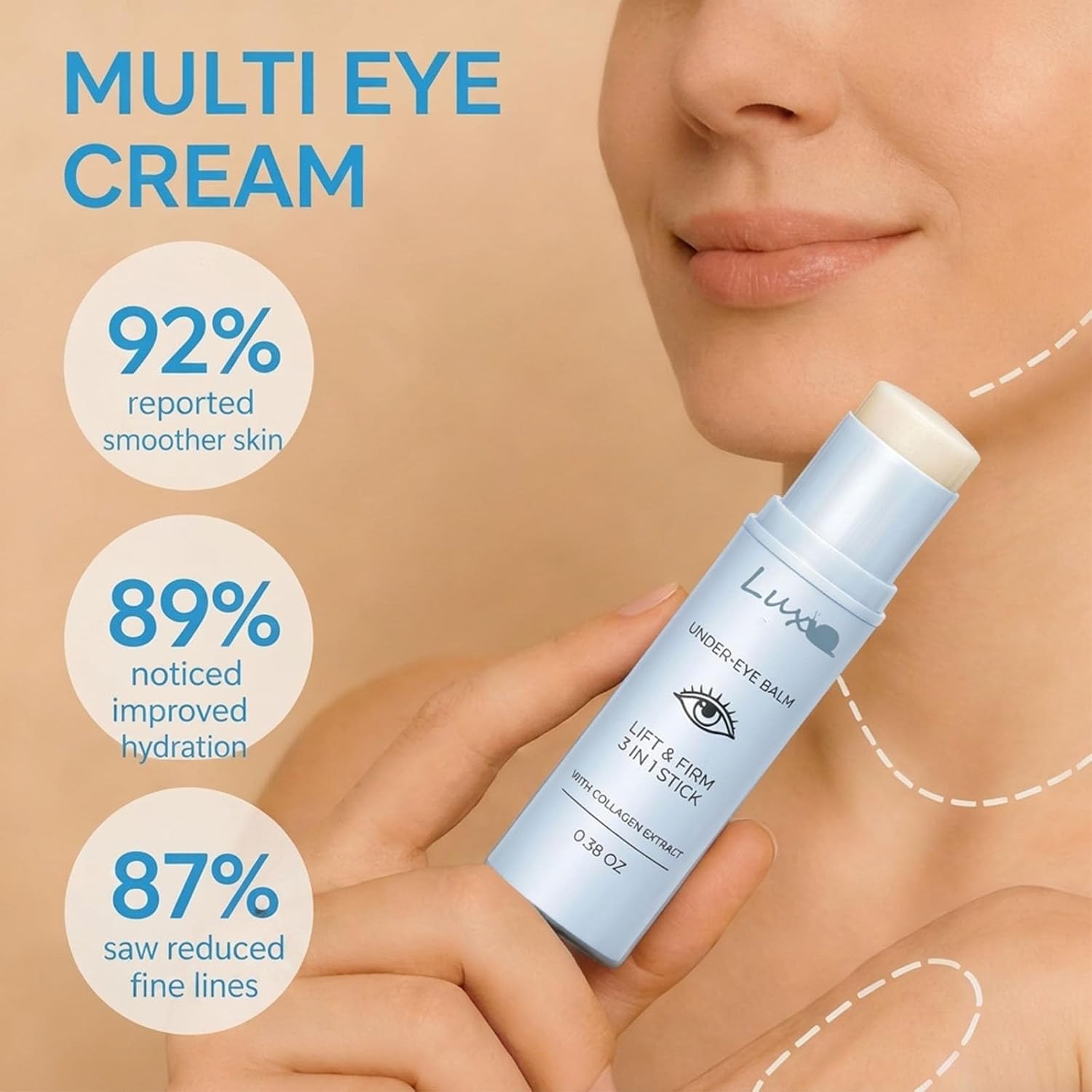 2026 New Korean Under Eye Balm - Lift & Firm 3-in-1 Multi Balm Stick