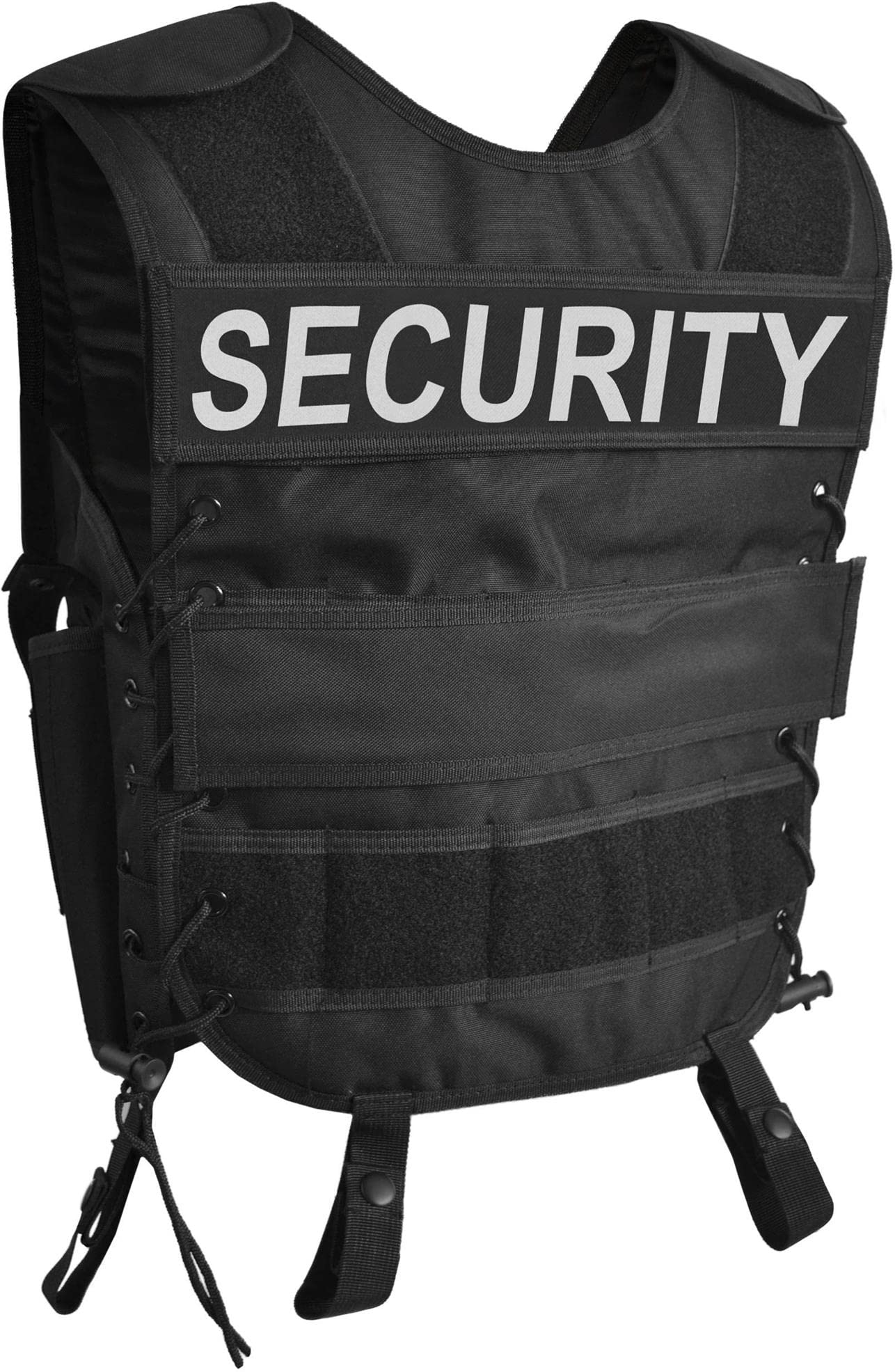 normani Security Kostüm bestehend aus Multifunktionsweste mit Pistolenholster und Cap