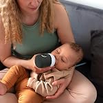 Beautyflier 4oz Glass Baby Bottle Sleeve Covers, Reusable Insulator, Heat/Cold Retention Moisture Neoprene Holder for 4 oz Philips AVENT Glass Natural Baby Bottle (Black, 2PCS)