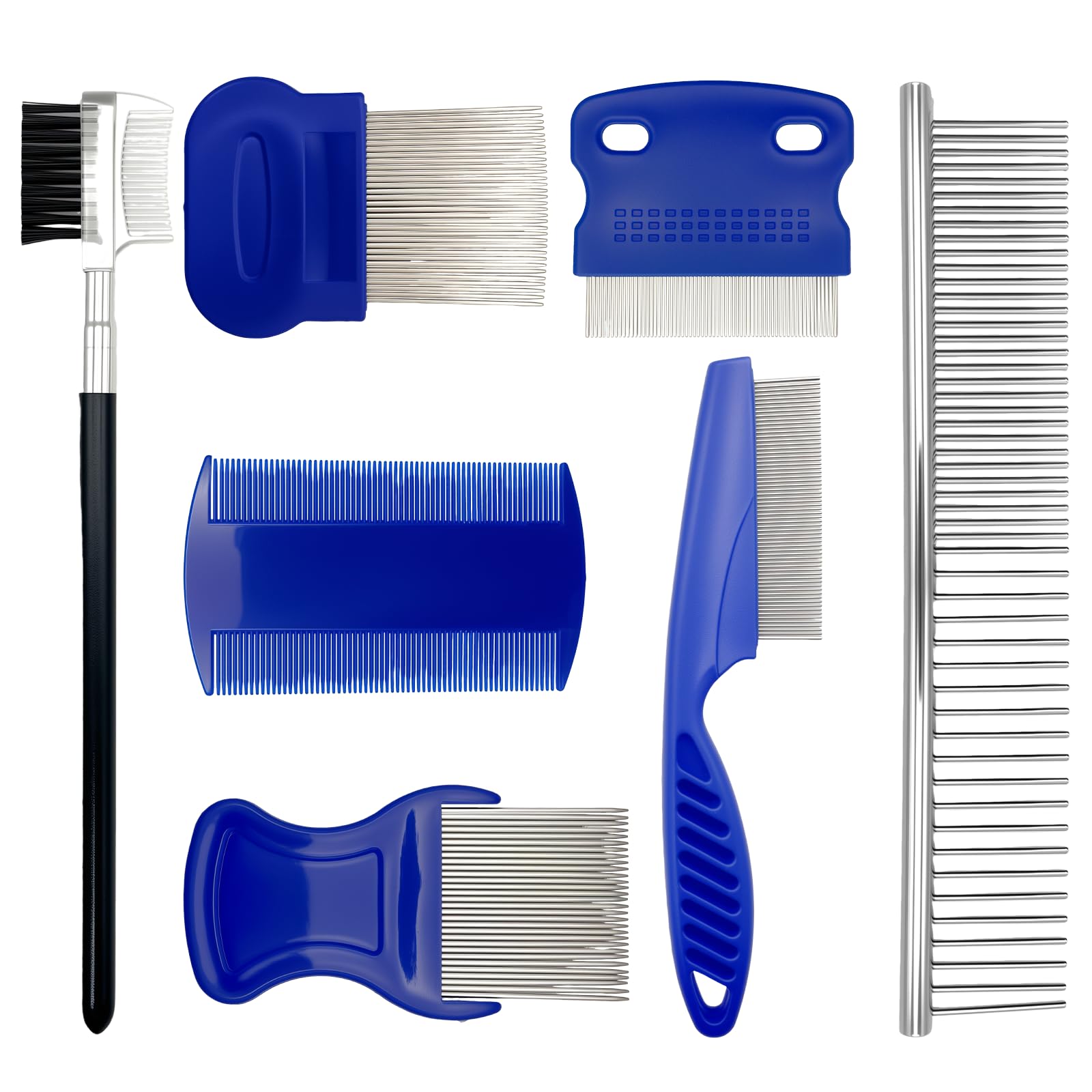 IKKAB 7 Pack Flea Comb Set - flea and tick control | Mubboo