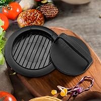 Vista 7 de Prensa para Hamburguesas, Prensa de Hamburguesa Redonda Antiadherente, Accesorios para Hamburguesas Rellenas, Prensa para Hamburguesas Aplastadas