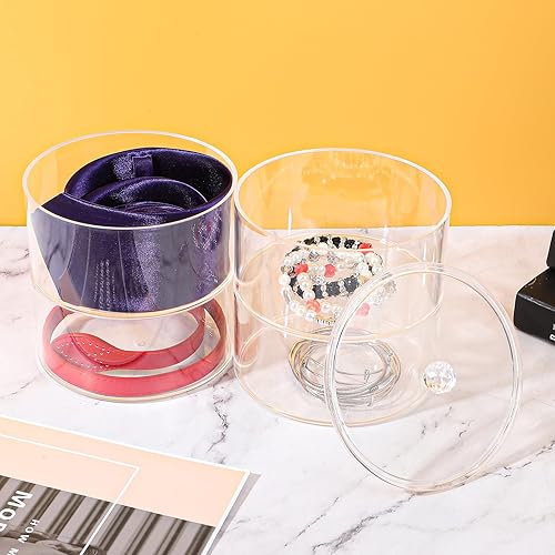 Miniatura 4 de Organizador de cinturón acrílico de 4 capas  Caja de almacenamiento transparente para armario y cajón para cinturones, joyas, relojes y accesorios