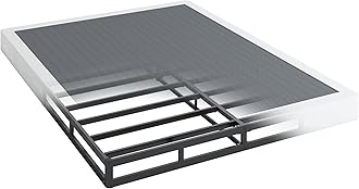 5 Inch Low Profile Box Spring, Sturdy Metal Frame Mattress Foundation, Easy Assembly, Quiet & Noise-Free, King Size