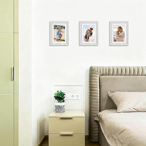 Miniatura 283 de Picrit - Juego de 12 portarretratos de 5 x 7 pulgadas para colgar en la pared o exhibir sobre una mesa, para fotos de 4 x 6 con paspartú o 5 x 7