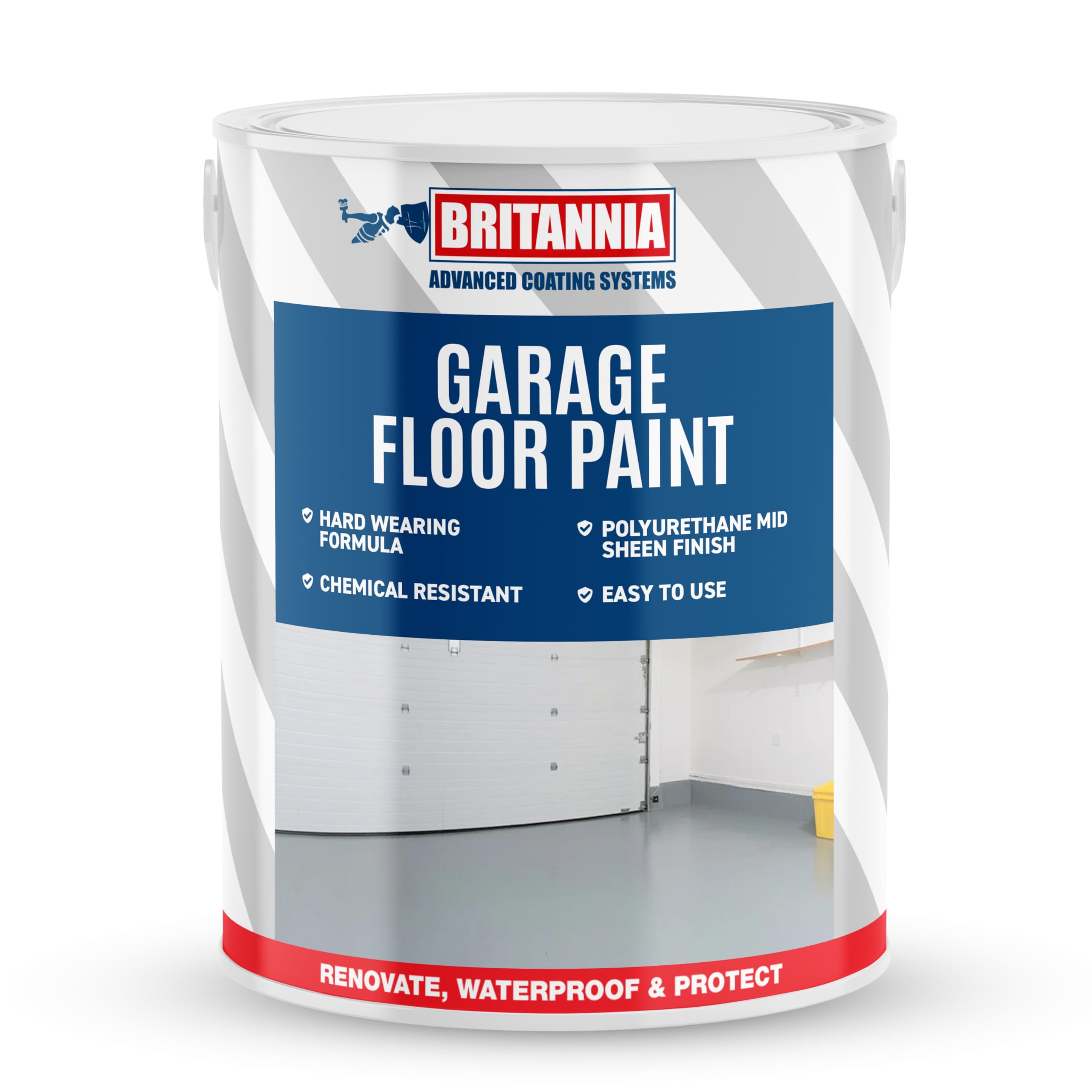 AQUASHIELD Britannia Paints Garage Floor Paint (Yellow)