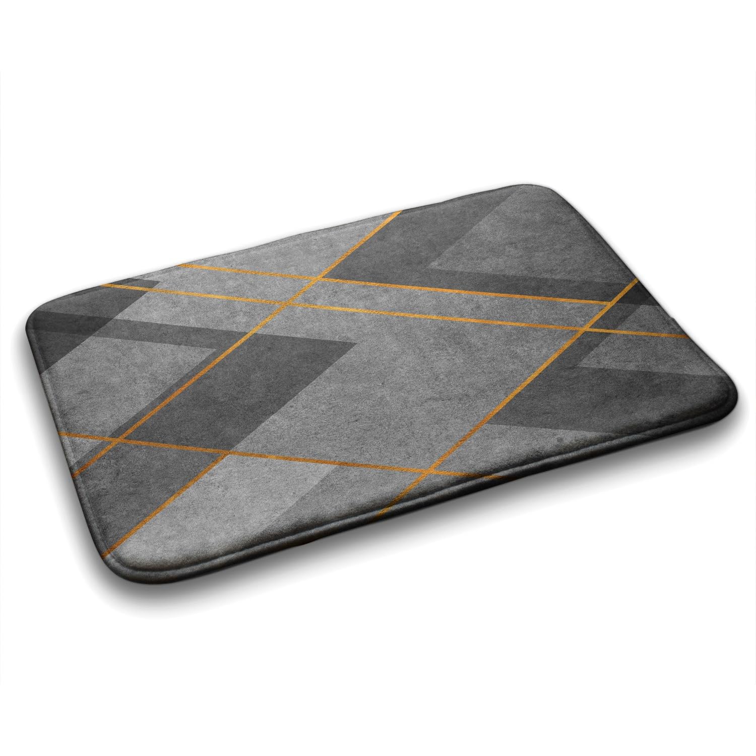 Tapis de salle de bains fini le sol mouillé grâce au grand format 90x60