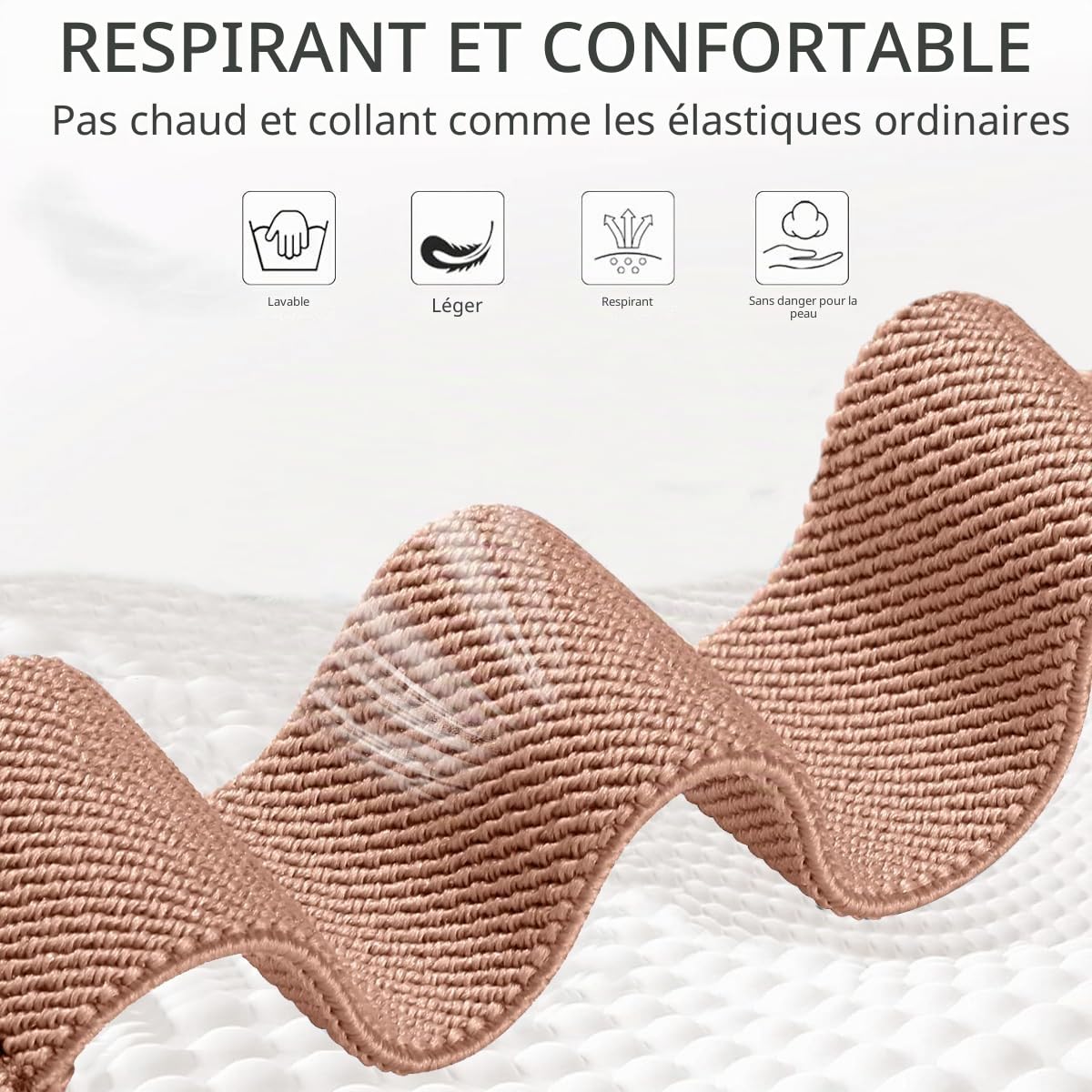 Lot de 5 bracelets de rechange en nylon élastique pour Garmin Lily 2 / Lily 2 Active - Tissu à boucle extensible - Pour Garmin Lily 2 - Unisexe